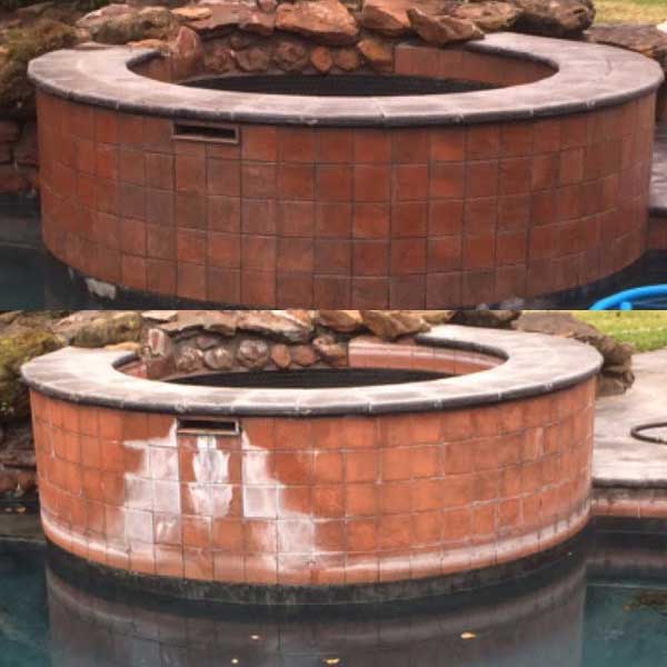 Cleaning Pool Tile Cleaning - Removing Calcium Buildup